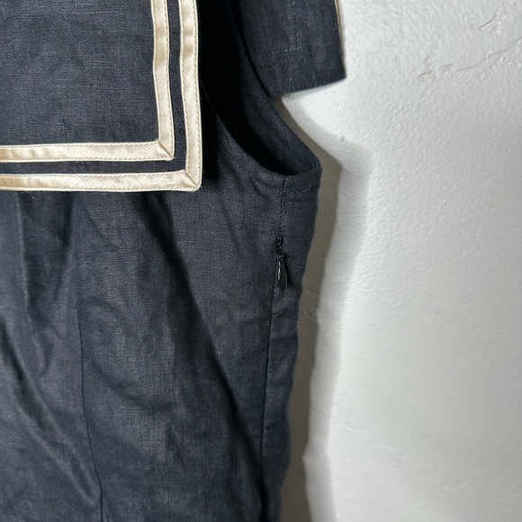 Dôen Monroe Linen Black Mini Dress - Picture 5 of 7